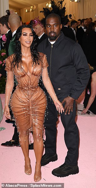 Kim and Kanye West filmed in 2019 at the Med Gala
