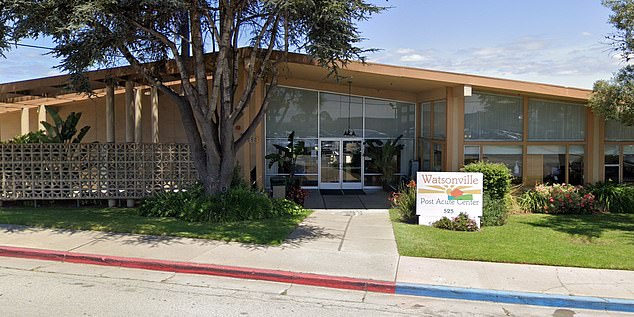 A corona virus outbreak at the Watsonville Post Acute Center in Santa Cruz County (pictured) has killed nine people and injured more than 60 residents and staff, health officials said Wednesday.