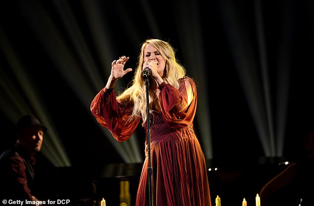 She is a star!  Underwood became famous after winning the fourth season of the competition (Figure 2018)