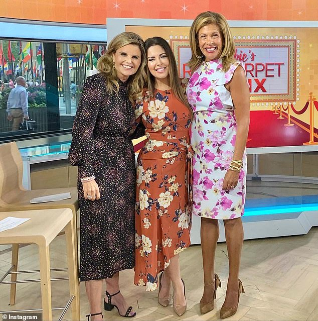 Thomas is the style editor of the Today show.  Her NBC colleague Jenna Bush hacker responded: 'Bobby, your strength is amazing.  Loves you so much '