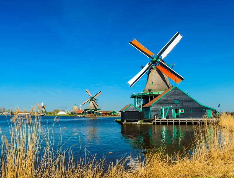 Windmills Netherlands Holland