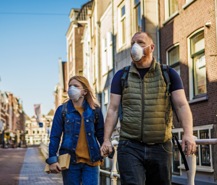 Amsterdam Father-Daughter Government Mask