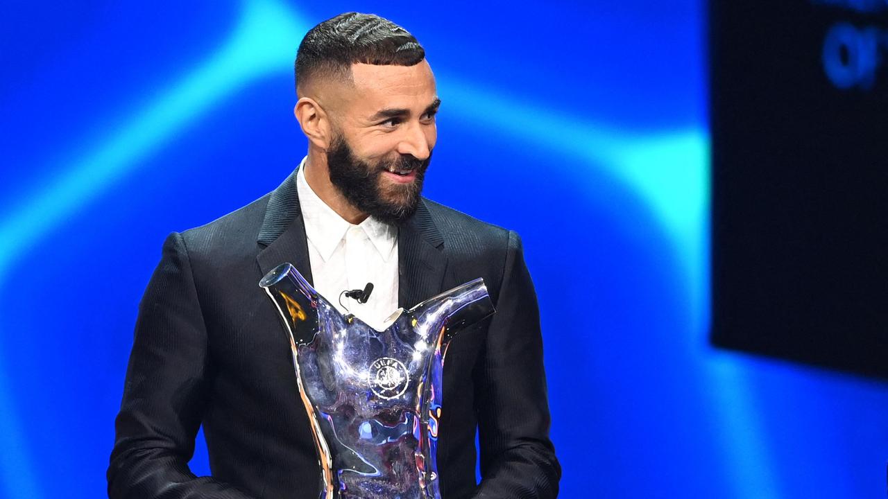 Karim Benzema received the player of the year award.