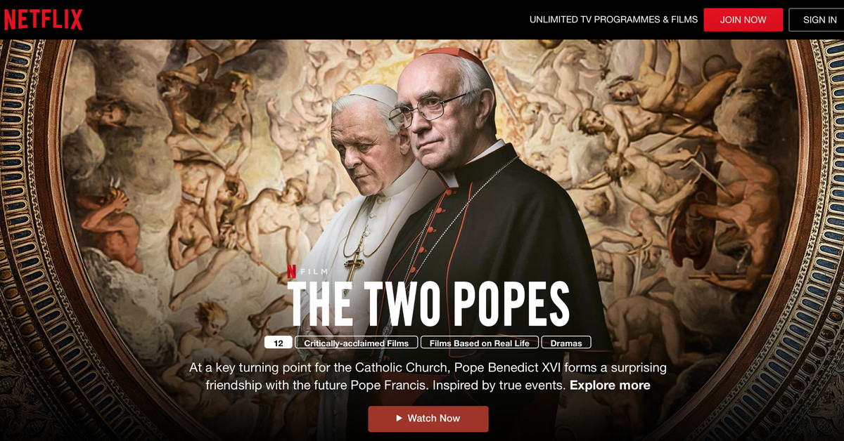 Netflix makes Two Popes, Bird Box, and more available to watch for free