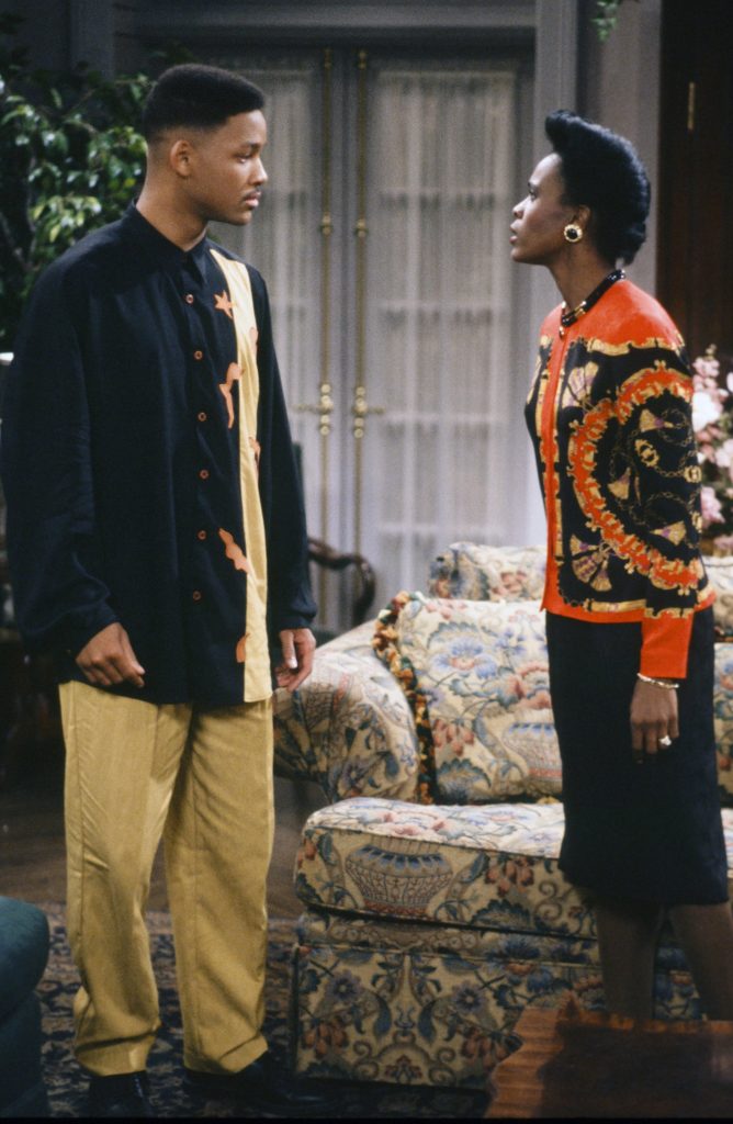 William Smith William 'Will' Smith and Janet Hubert as Vivian Banks