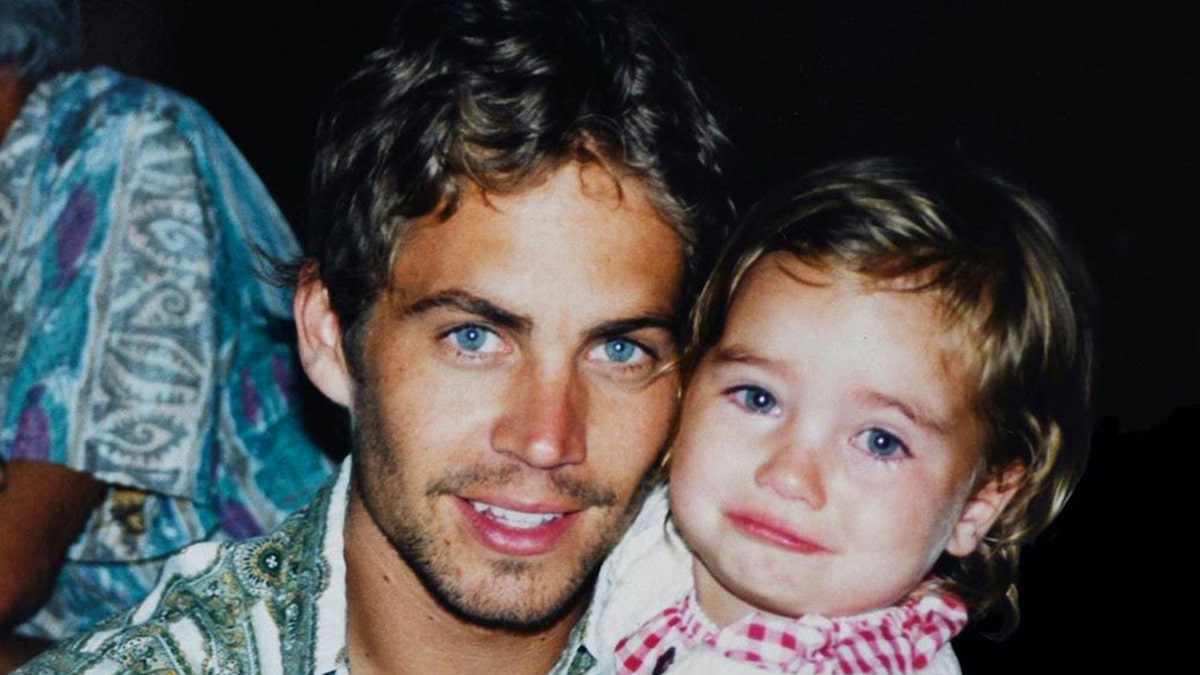 Paul Walker's daughter prays for her late father on the lawn