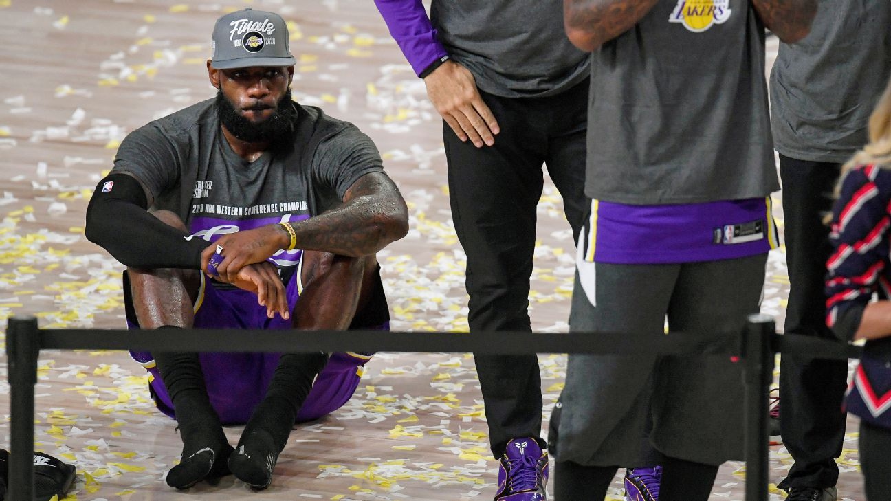 Los Angeles Lakers LeBron James created the 10th NBA Finals