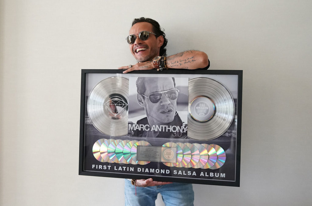 Mark Anthony's '3.0' is the first salsa album to receive 'Diamond' certification