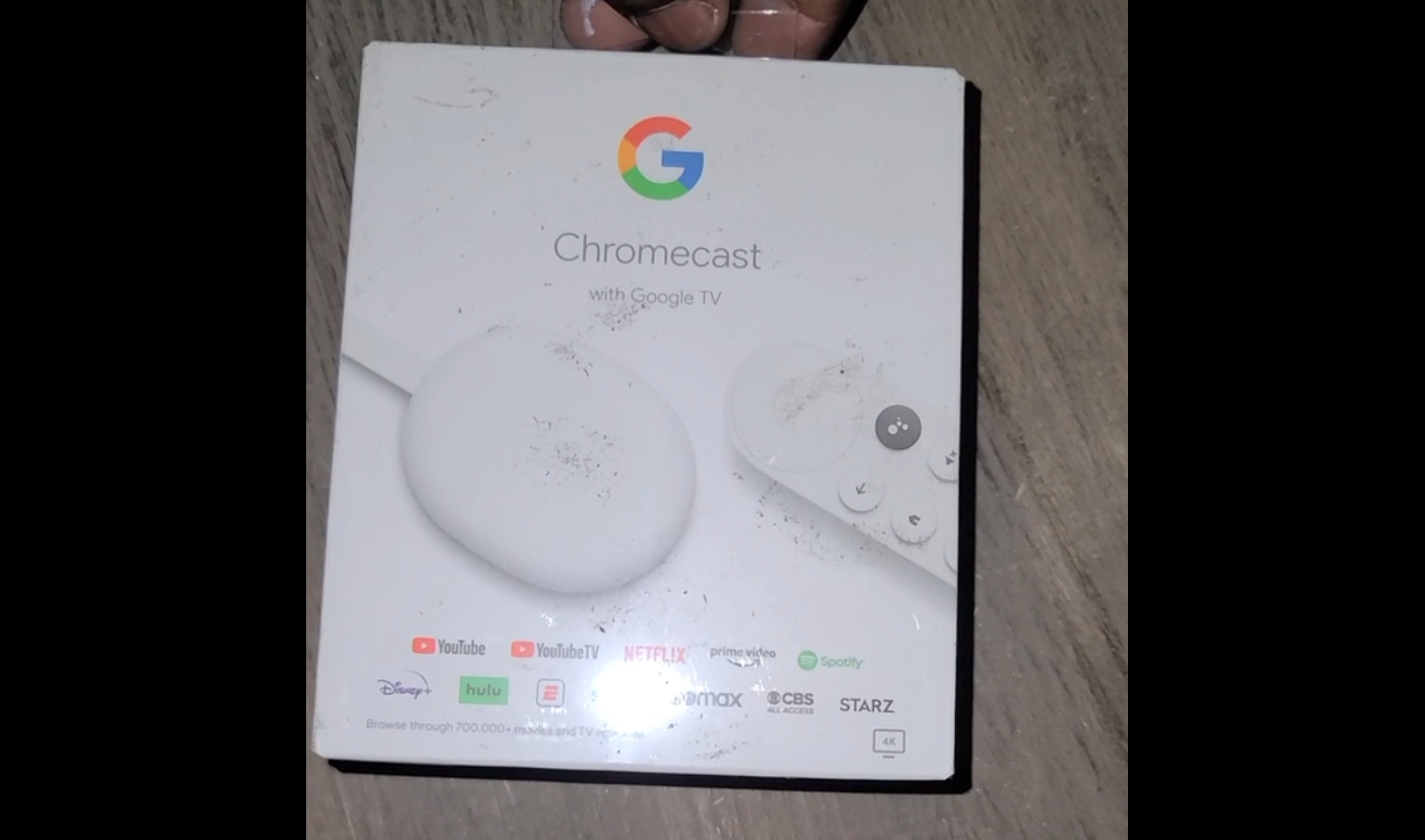 The Chromecast with Google TV was fully unveiled at the initial unboxing