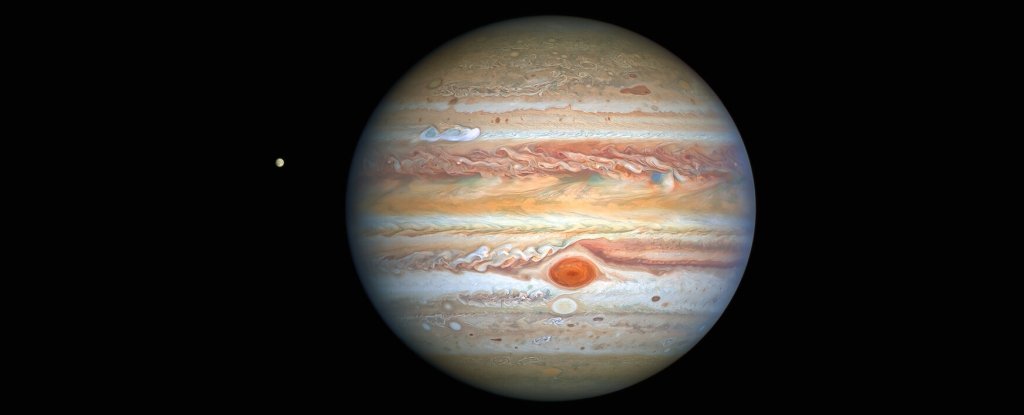 The famous new Hubble photo shows Jupiter's storm page