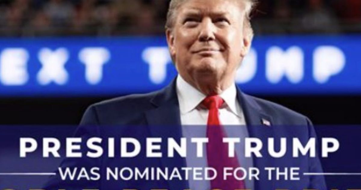 Trump campaign misrepresents 'Nobel Peace Prize' in advertisement to raise funds for his candidacy, anyone can get it