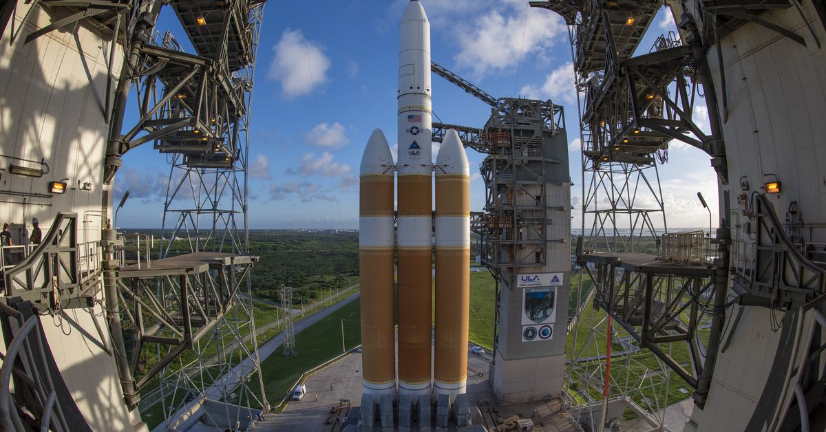 After a long delay, the ULA's most powerful rocket was ready to launch a classified spy satellite