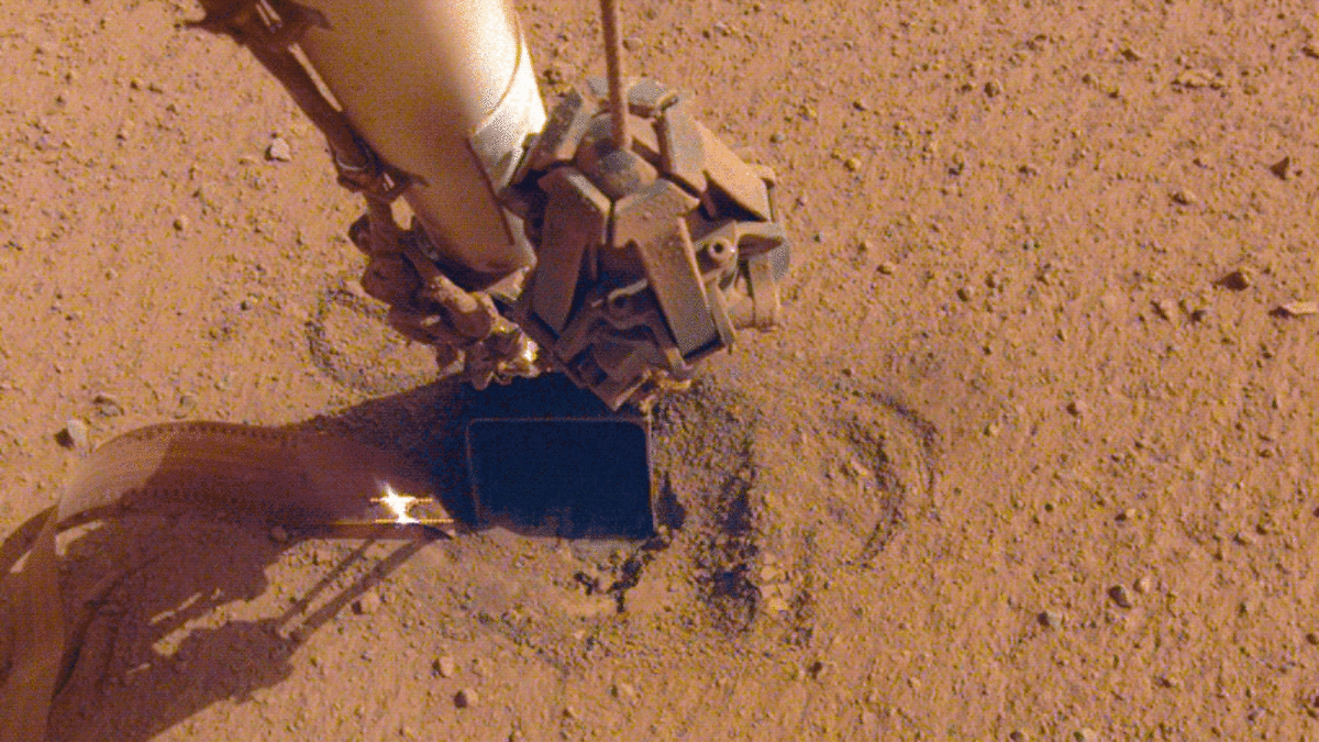 Hell Yes, InSight's Heat Probe Is Now Completely Buried on Mars