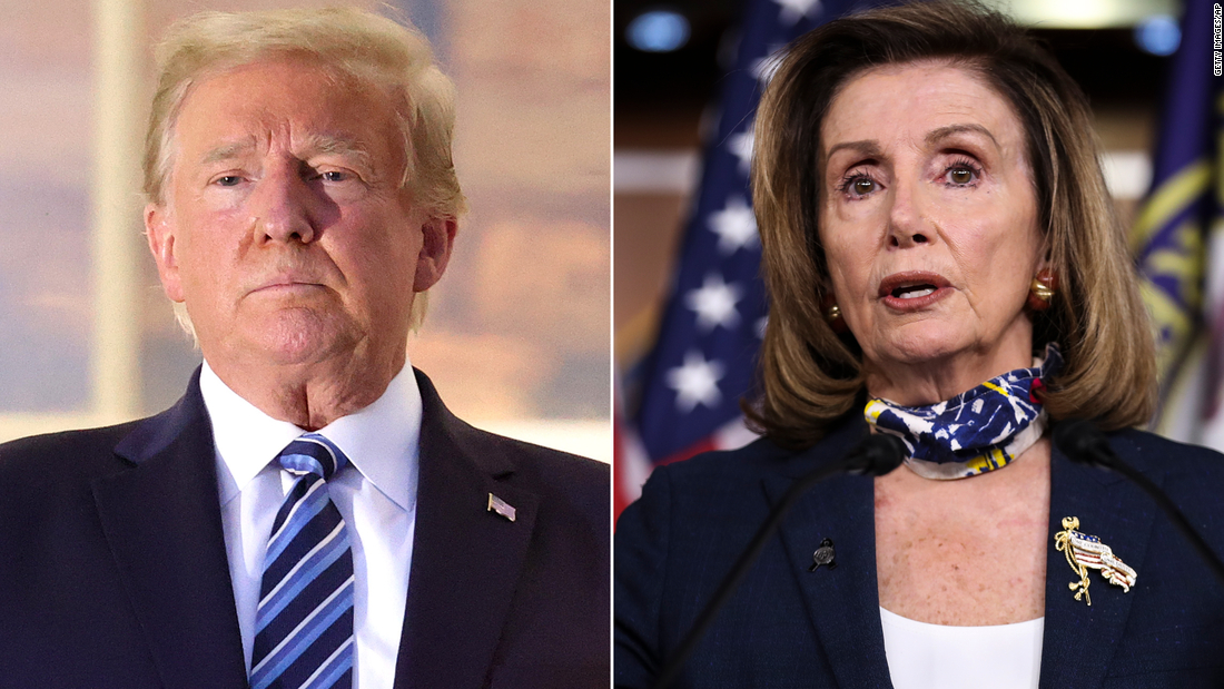 Trump's $ 1.8 trillion stimulus plan faces opposition from Pelosi and Senate GOP