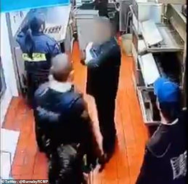 In March, the manager of a restaurant in Burnaby, British Columbia, called police after hearing strange noises coming from above the ceiling tiles.