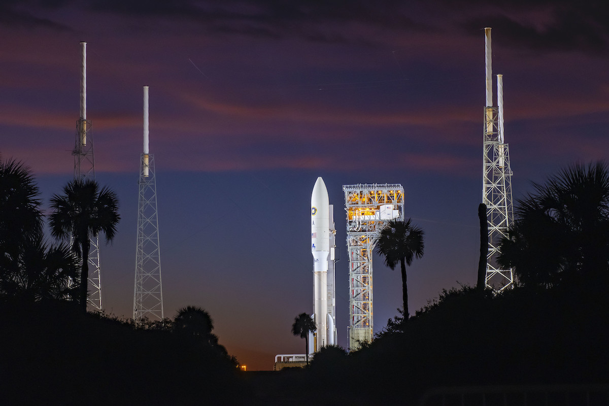 Atlas 5 rocket back at launch site for national security