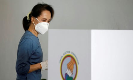 Aung San Suu Kyi is coming to the polls in Nairobi ahead of the election