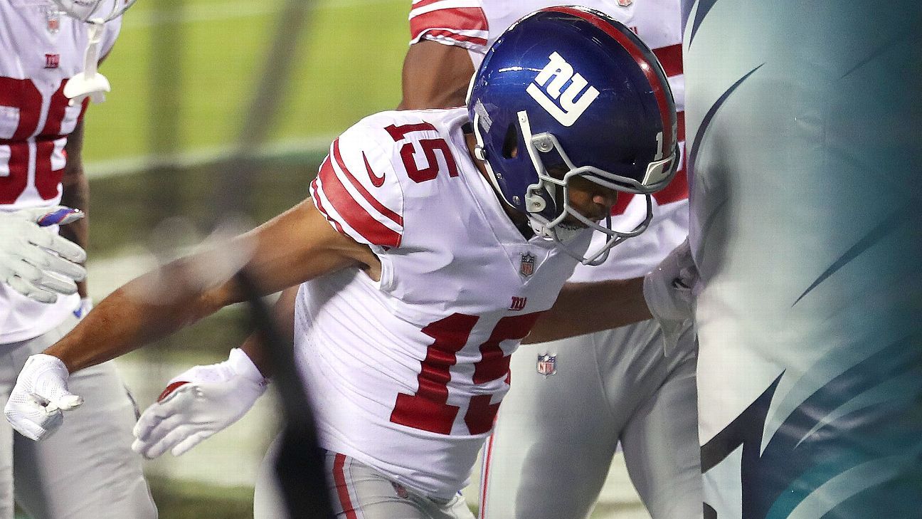 New York Giants WR Golden Tate apologizes for 'unacceptable' behavior