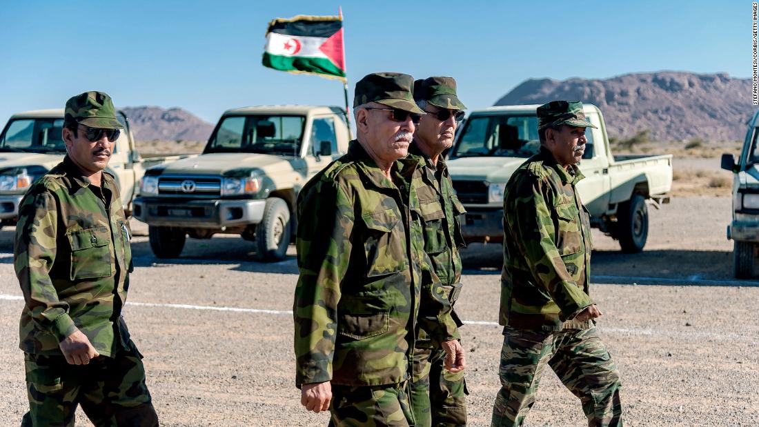 The leader of the police force in Western Sahara announces the end of the ceasefire with Morocco