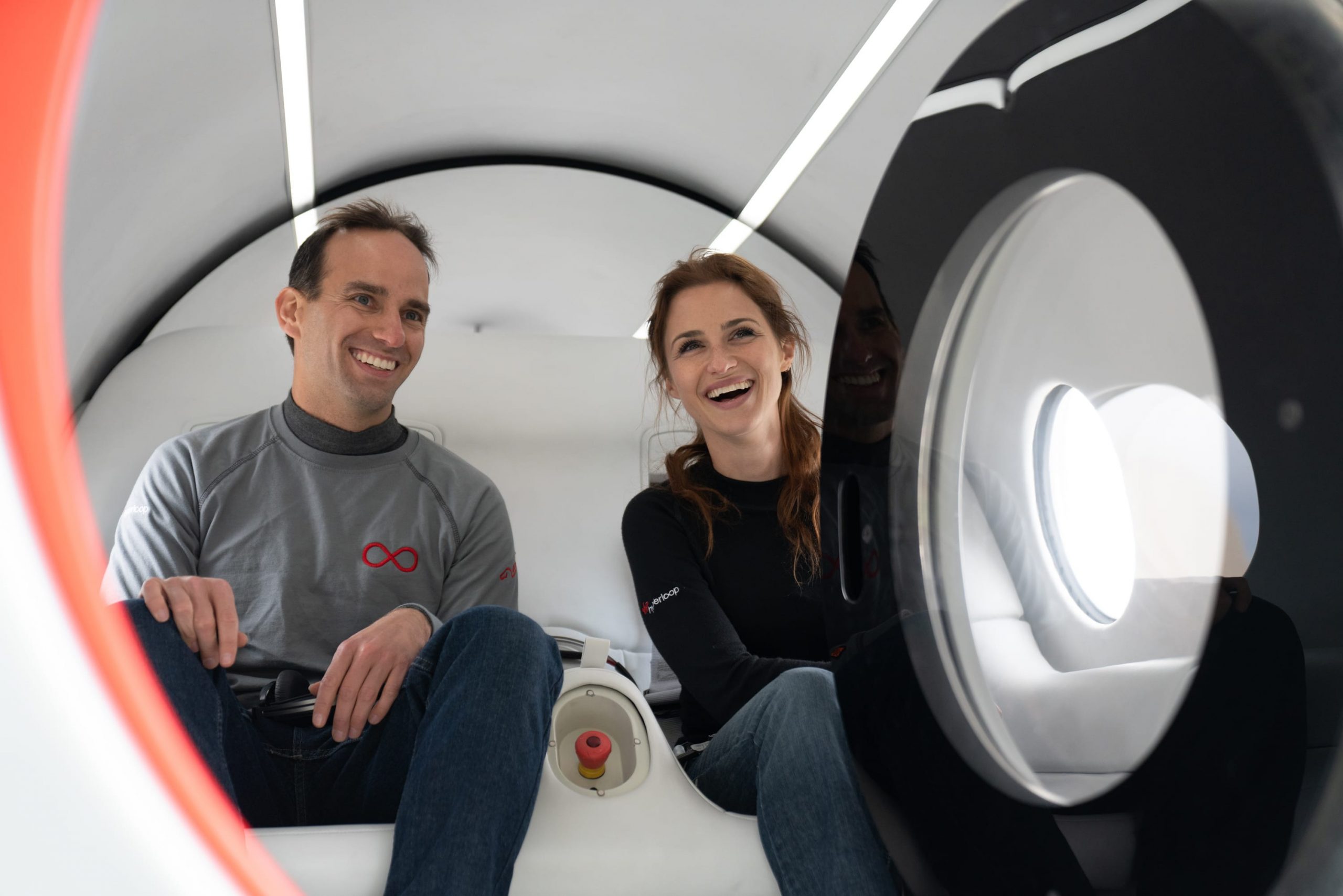 Virgin Hyperloop tests first passenger voyage in Nevada