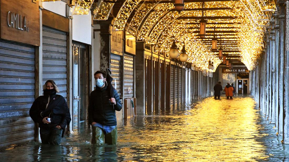 Venice floods damage St. Mark's Basilica