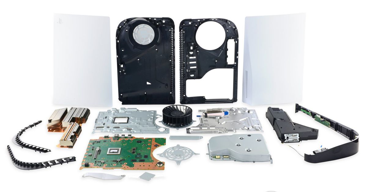 Get another look at the PlayStation 5 with iFixit's new tears