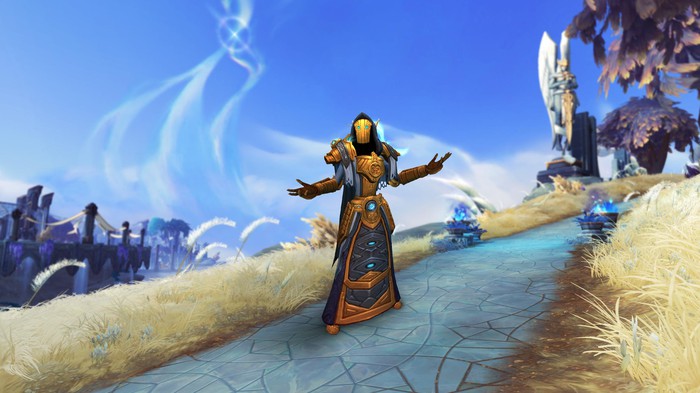 Screen shot of the character of World of Warcraft.