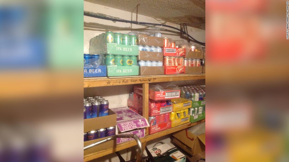 Customers bought the entire beer stock of the struggling bar to keep in business