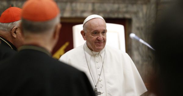 Francis warns Vatican officials that their conflicts polarize the Catholic Church