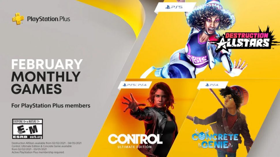The February 2021 PlayStation Plus games have been announced!