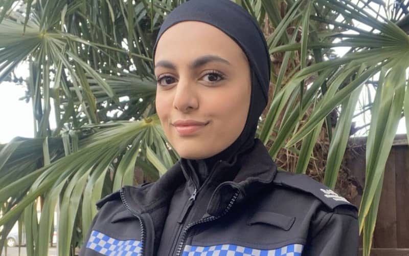 Leicestershire police test New Zealand hijab