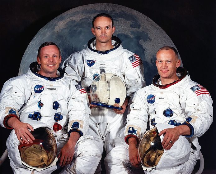 Astronauts Neil Armstrong, Michael Collins and Edwin Aldrin Jr.