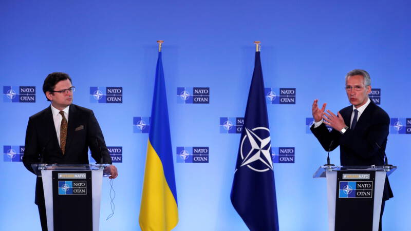 NATO leader warns Russia: Stop building troops on Ukraine border
