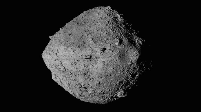 Asteroid Bennu seen from OSIRIS-REx.