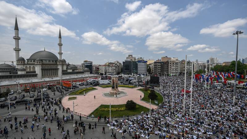 Erdogan opens controversial mosque in Taksim Square, secular Turkey is less happy