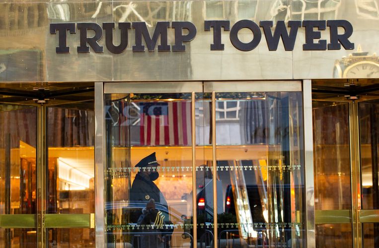The Trump Tower is no longer the official address of former President Trump.  He now resides in Florida.  AFP Image