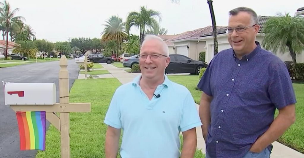 They raised the flag of pride.  The Florida Homeowners Group has said it will drop it.