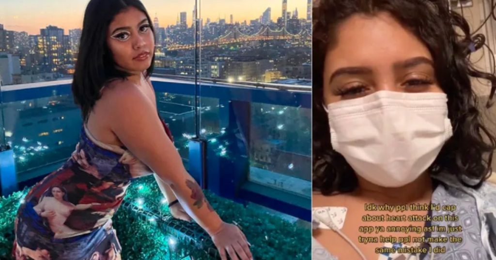 model (20) launches a TikTok "challenge" and ends up in the hospital: "Don't make the same mistake as me" |  Abroad