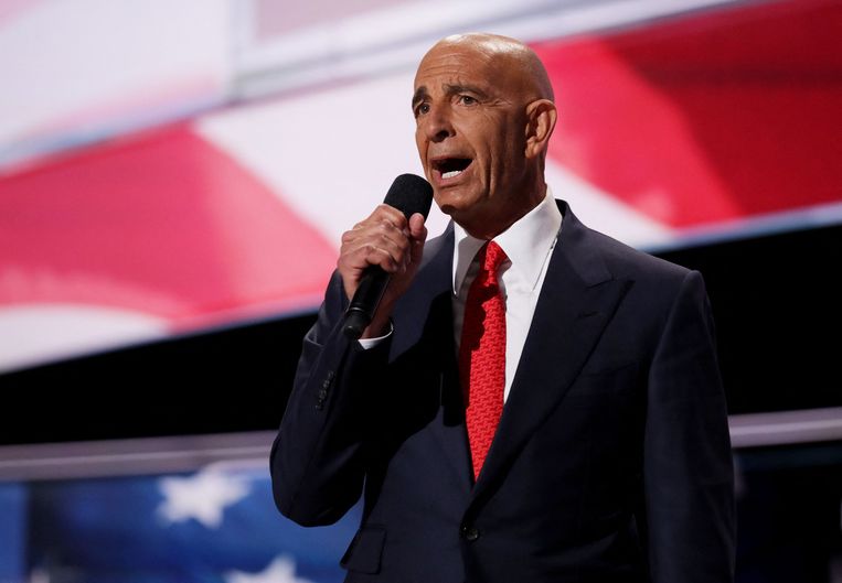 Tom Barrack, former adviser to former US President Donald Trump, is currently in jail on suspicion of lobbying for the United Arab Emirates, without reporting.  AFP Image