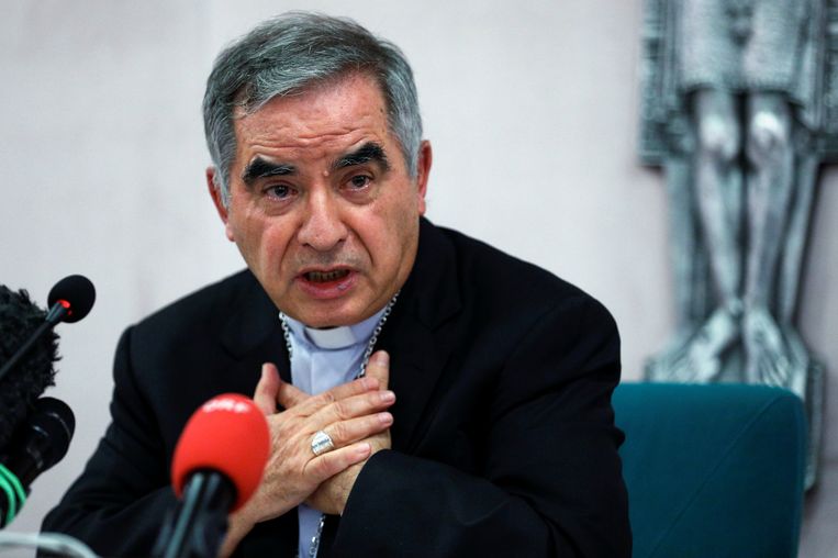 The sacked Cardinal Angelo Becciu has been indicted by the Vatican on suspicion of financial embezzlement.  Image REUTERS