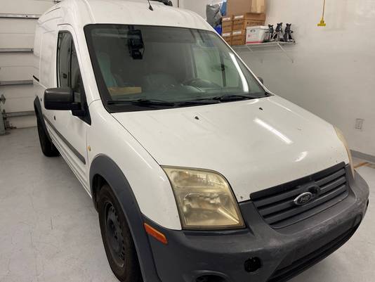 The white Ford Transit, with which Brian Laundrie returned to Florida alone.