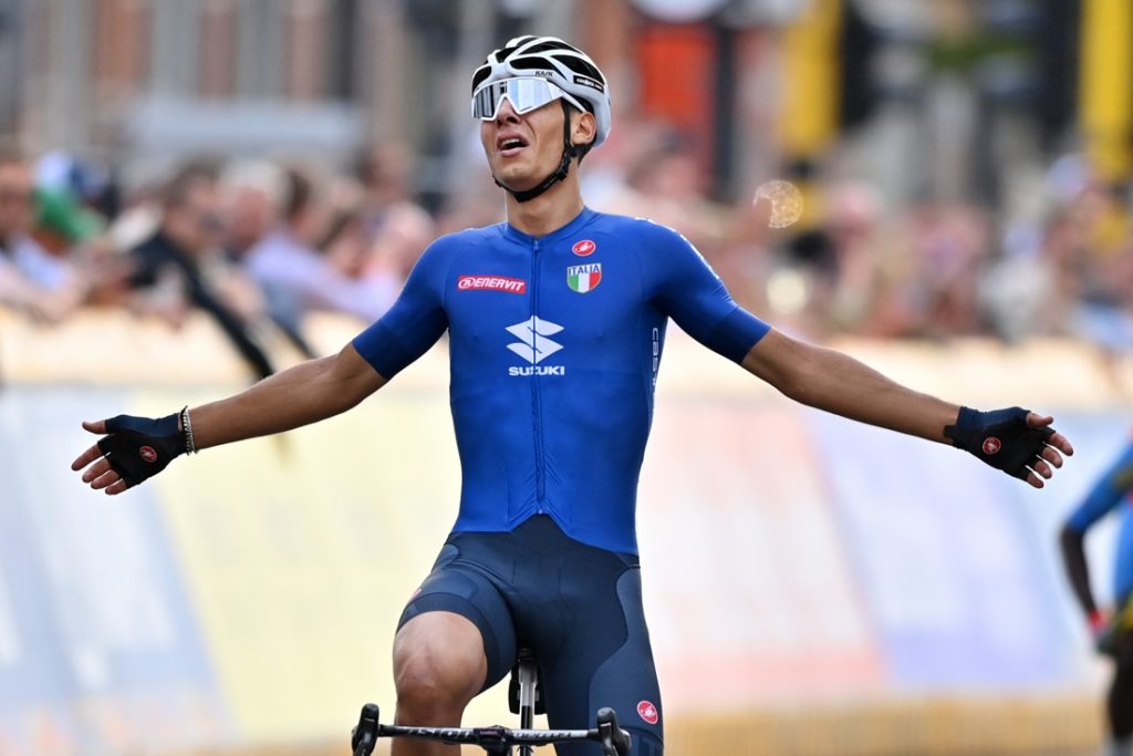 2021 CYCLING PROMISED RESULTS World Championships.  Italian Filippo Baronc ...