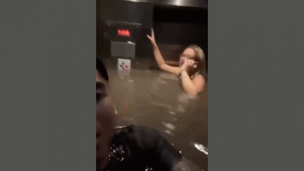 Americans Stranded in Elevator Due to Flash Flood: "Like a Movie"