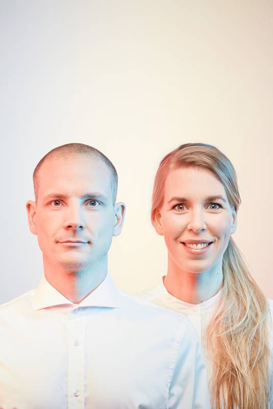 Tineke Beunders and Nathan Wierink work together under the name Ontwerpduo, the company behind Aptum.