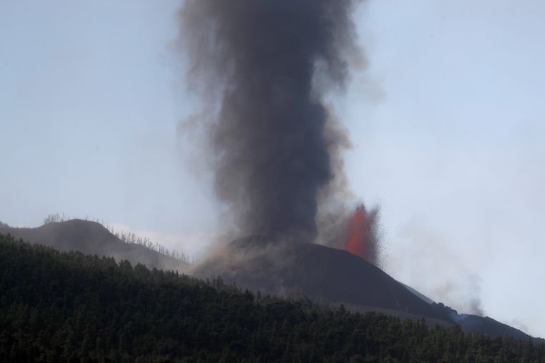 The volcanic eruption of La Palma.  Image REUTERS