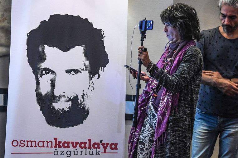 Action in 2018 to release Turkish businessman and philanthropist Osman Kavala from pre-trial detention.  Now Western countries have adopted it.  AFP Image