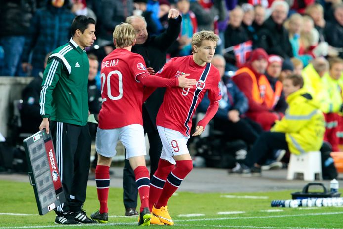 Martin Ødegaard in 2014: the youngest European to make his debut.
