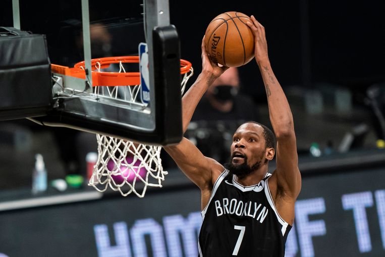 Kevin Durant is one of the NBA favorites with the Brooklyn Nets for next season.  AP Image