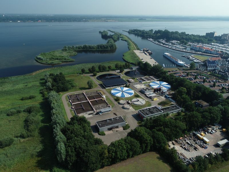 New wastewater treatment plant in Huizen chosen by the Amstel, Gooi and Vecht Water Board
