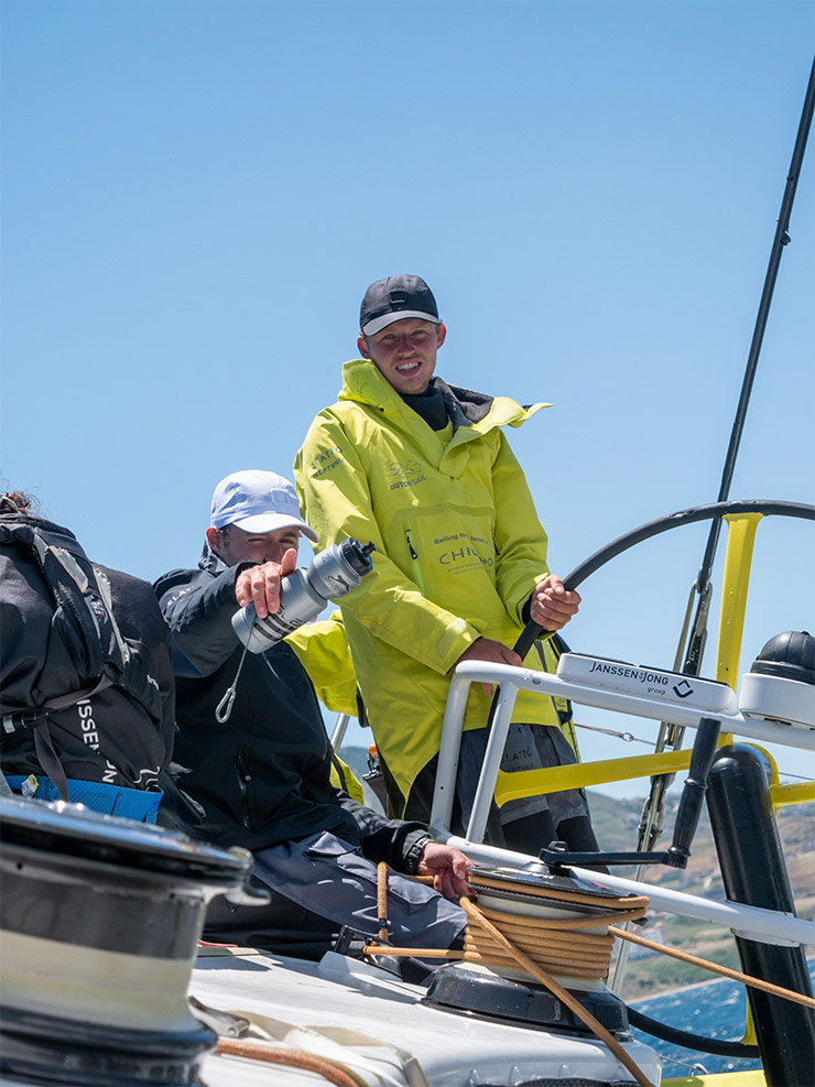 Vos and Van Beek during Ocean Race Europe